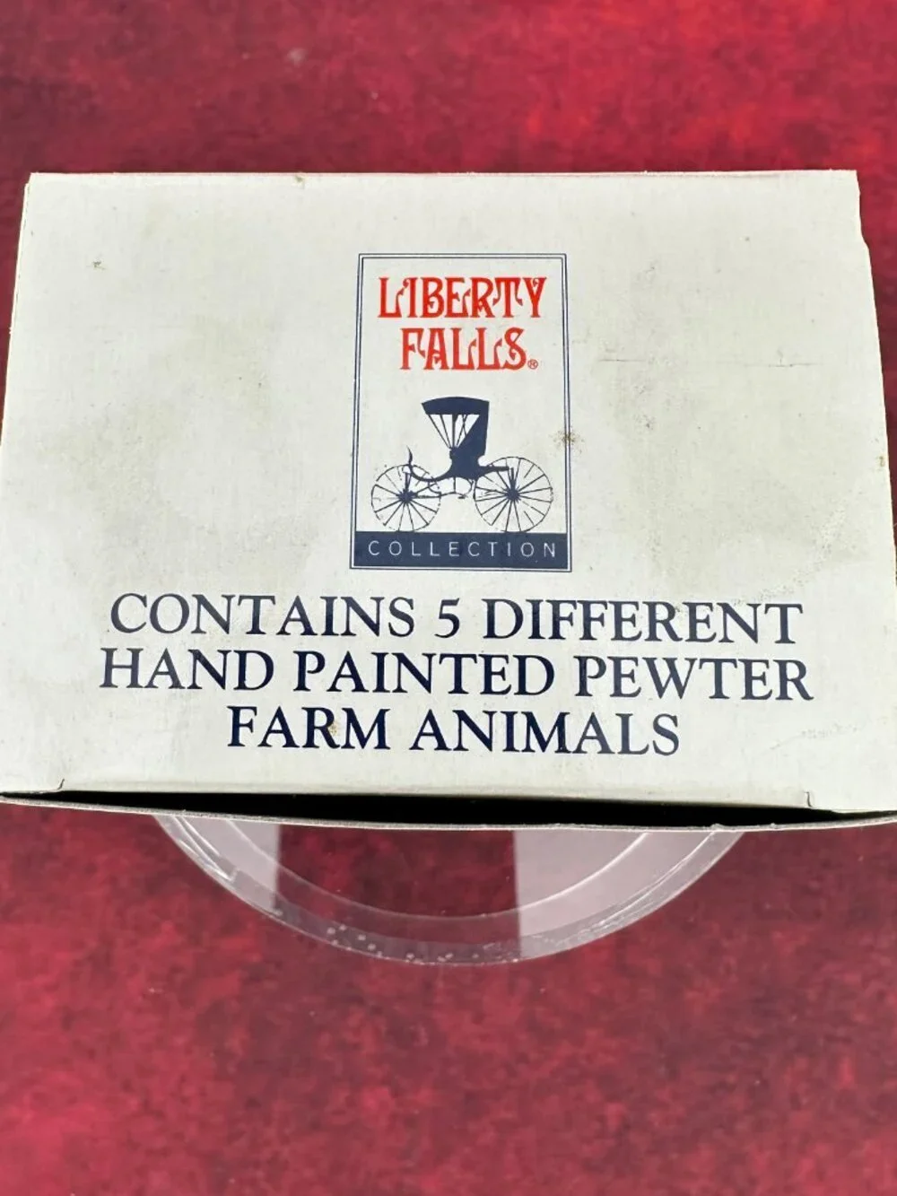 THE LIBERTY FALLS HAND PAINTED MINIATURE FARM ANIMALS ACCESORY SET AH224